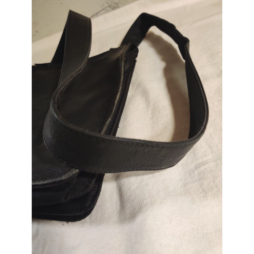Women's FOSSIL Genuine Pebbled Leather, Black, Crossbody Shoulder Bag, Purse.‎ - Picture 14 of 16
